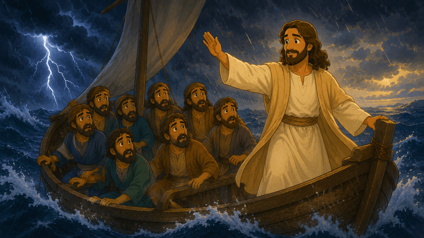 Jesús Calma la Tormenta